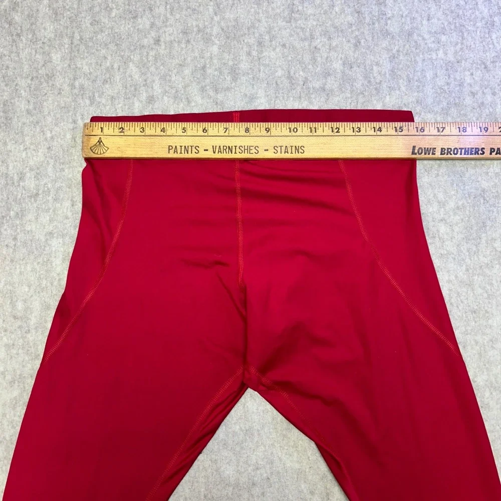 Adidas Alphaskin Aeroready Men's Red Athletic Compression Leggings Tights XL‎
